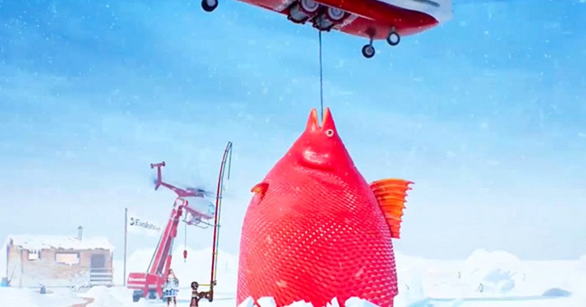 Ice Fishing Live en Goldzino - interfaz del juego